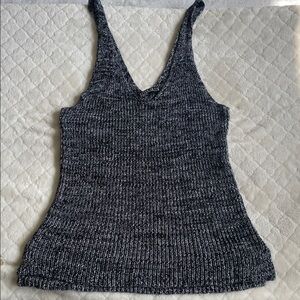 Cotton On-Women's black white Knit Tank Top-XS